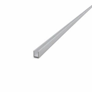 Aliuminio ceovnikė EN AW-6060 profilis C/U 8×8×1 mm, ilgis 2000 mm