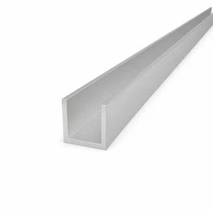 Aliuminio lenktas profilis 30×30×3 mm – C/U profilis EN AW-6060 L=2000 mm
