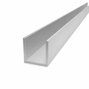 Aliuminio U profilis 40×40×3 mm – C/U skerspjūvio profilis EN AW-6060, L=2000 mm