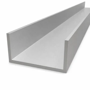 Aliuminio lūžis 100×50×5 mm – C/U profilis EN AW-6060 L=2000 mm