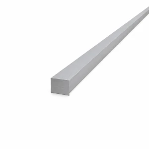 Aliuminio kvadratinis strypas pilnas 15×15 mm EN AW-6060 – ilgis 2000 mm