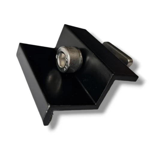 Galinis Spaustukas 35mm su Varžtu ir Įdėklu - Juodai Lakuotas PV-03-25