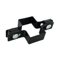 Tarpinė tvoros plokščių sąvarža 60x40 juoda GPV-700-02 (1)