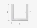Aliuminio U profilis 21×20×1,4 mm – C/U profilis, 2000 mm ilgio 001-884 (2)