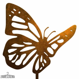 Sodo dekoracija – Rūdžių Drugelis iš corten plieno XL 19×99 cm