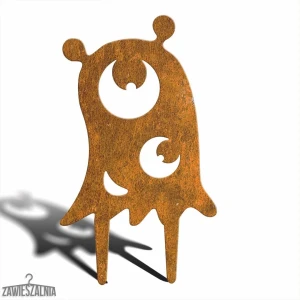 Jetu sodo dekoracija Baisus Monstras – corten plieno dekoracija M 22×38 cm