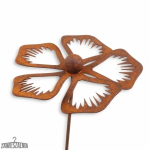 Pakabinama sodo dekoracija 3D Rūdžių Vinkšna XL iš corten plieno 83 cm