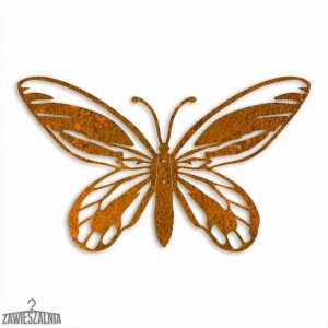 Zawieszalnia – 3D sienų dekoracija Drugelis Goliat L 44 cm iš korteno plieno
