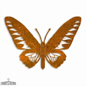 Zawieszalnia – 3D sieninė dekoracija Rojaus Drugelis L 44×30 cm Corten plienas