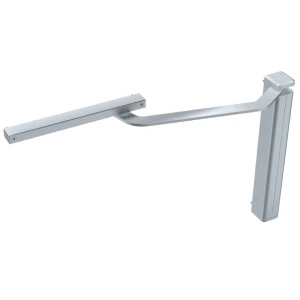 ASSA ABLOY vartelių savaiminio užvėrimo mechanizmas su slankiuoju bėgeliu CAM-MOTION – dešininis, sidabrinis