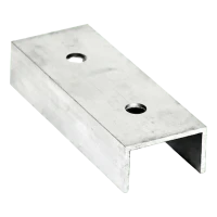 Aliuminio PV montavimo profilio jungtis 120 mm – kampinis profilis 25×45×25