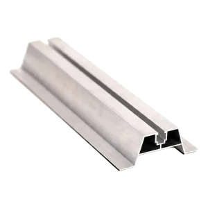 Aliuminio trapecinis tiltelis H-40 su EPDM tarpine 400 mm trapecinės skardos stogams