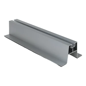 Aliuminio trapecinis tiltelis H-60 su EPDM 330 mm – PV montavimas ant trapecinės skardos