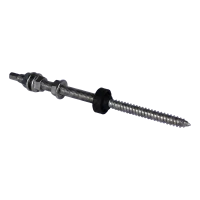 Dvigijis varžtas M10×200 A2 skirtas PV adapteriams ir trikampiams su EPDM tarpine
