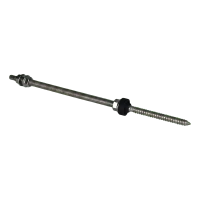 Dvigijis varžtas M10×300 mm A2 skirtas PV adapteriams ir trikampiams su EPDM tarpine