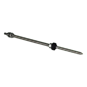 Dvigijis varžtas M10×300 mm A2 skirtas PV adapteriams ir trikampiams su EPDM tarpine