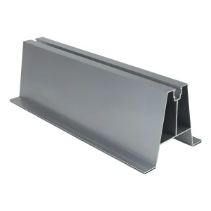 Aliuminio trapecinis tiltelis H-100 su EPDM 330 mm, skirtas trapeciniam skardos lakštui