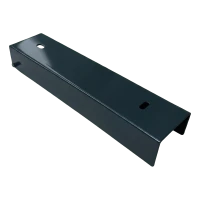 U profilis tvoros cokoliui 250×55 mm – cinkuotas plienas, antracitas