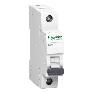 Schneider Electric K60N-C25-1 – viršsrovinis jungiklis 1P 25A char. C 6kA Acti9