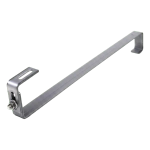 Reguliuojamas stoginis kablys S 450 mm PV paneliu montavimui – nerudijantis plienas 1.4016