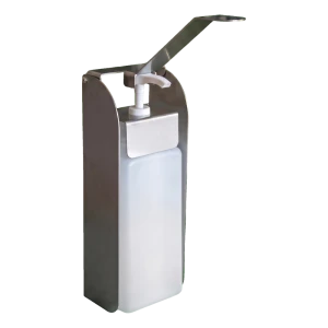 Nerūdijančiojo plieno alkūninis dezinfekcinio skysčio dozatorius, 1000 ml