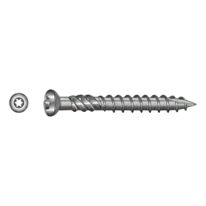 Terasinis medsraigtis nerūdijantis C1 (AISI 410) TX25 5,0×80 mm – galvutė su frezuojančiais briaunelėmis – dėžutė 100 vnt.