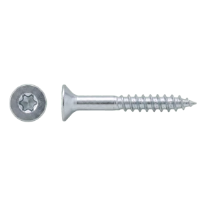 Universalus medsraigtis torx nerūdijančio plieno A2 TX25 6,0×100 mm – kūginė galvutė, dalinis sriegis – dėžutė 100 vnt.