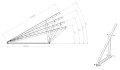 Montuojamasis Trikampis, Reguliuojamas - 15-30 Vertikaliai - 1500x580x1050 PV-09-07 (3)