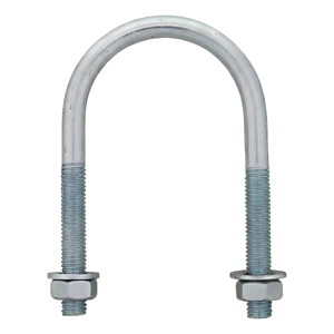 Cinkuotas vamzdžio apkabos varžtas M10 × 77 mm, 2 1/2" vamzdžiui