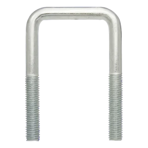 Cinkuotas kvadratinis U formos varžtas (C tipo) M8 × 61 × 108 mm, 2" vamzdžiui