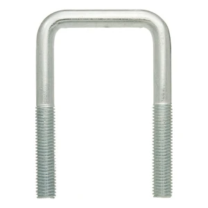Cinkuotas kvadratinis U formos varžtas (C tipo) M10 × 61 × 110 mm, 2" vamzdžiui