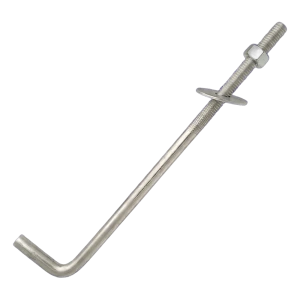 L tipo inkaras mūrlatui (užlenktas srieginis tvirtinimo elementas) M12 × 300 mm, cinkuotas