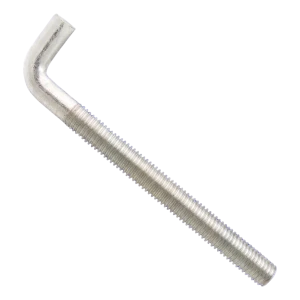 Kampinis kablys su metriniu sriegiu, cinkuotas M12×155 mm
