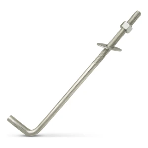 L formos inkarinis varžtas (lenktas srieginis tvirtinimo elementas) M12×450 mm – cinkuotas