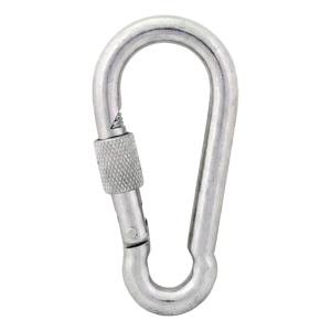 Karabinas su fiksuojančia veržle cinkuotas 6×60 mm – fiksuojanti veržlė, DIN 5299 D