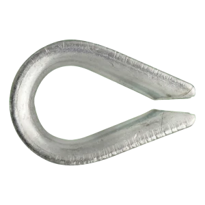 Lynžiedis cinkuotas 10 mm lynui – DIN 6899 B