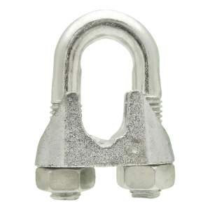 Cinkuotas vielinio lyno spaustuvas plieniniams lynams 16 mm – DIN 741 atitikmuo