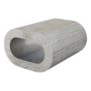 Aliumininė užspaudžiama lyno įvorė plieniniams lynams 8 mm – EN 13411-3