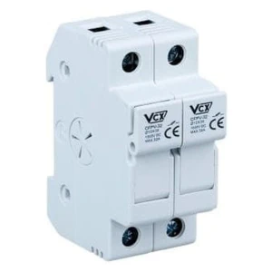 Saugiklių pagrindas 2P 32A 10x38 mm 1000V DC