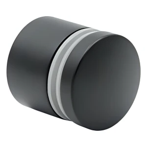 Taškinė stiklo atrama fi 50 juoda – AISI 304. stiklas 8–21,52 mm
