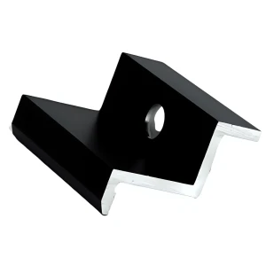 Galinis Spaustukas H32 Aliuminio 6060 Skylė M8 Anoduota