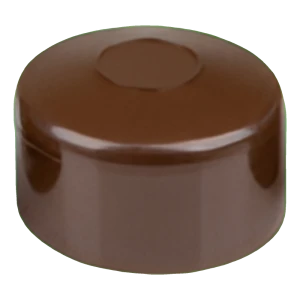 Tvoros stulpo kepurė Ø 76 mm, ruda