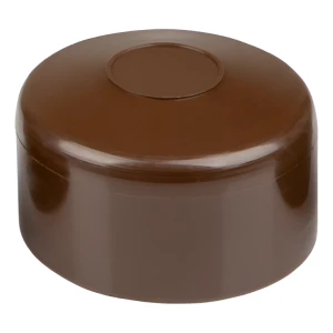 Tvoros stulpo kepurė 1 1/4" (Ø 42,4 mm), ruda