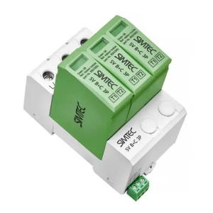 Simtec įtampos riboklis PV DC Tipo 1+2 (Klasė B+C) 1000V 3P 20kA 4,5kV