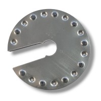 Įžeminimo padas IV variantas apskritas su išpjova Ø44 mm