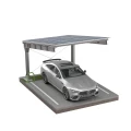 Fotovoltinė stoginė 1 automobiliui L 5,7 m x 3,3 m Saulės stovėjimo aikštelė GPV-101-06