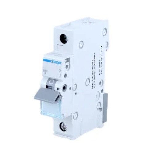 HAGER viršįtampių jungiklis B 16A 1P 6kA MBN116E GPV-401-26