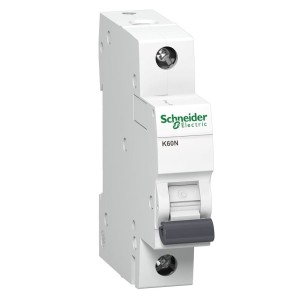 Schneider Electric Viršsrovės išjungiklis B 16A 1P 6kA Acti9