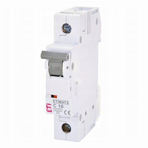 Viršįtampio jungiklis B 16A 1P 6kA ETIMAT6 002111516 ETI GPV-401-31