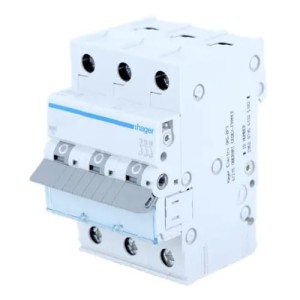 Hager viršsrovės jungiklis C 20A 3P 6kA